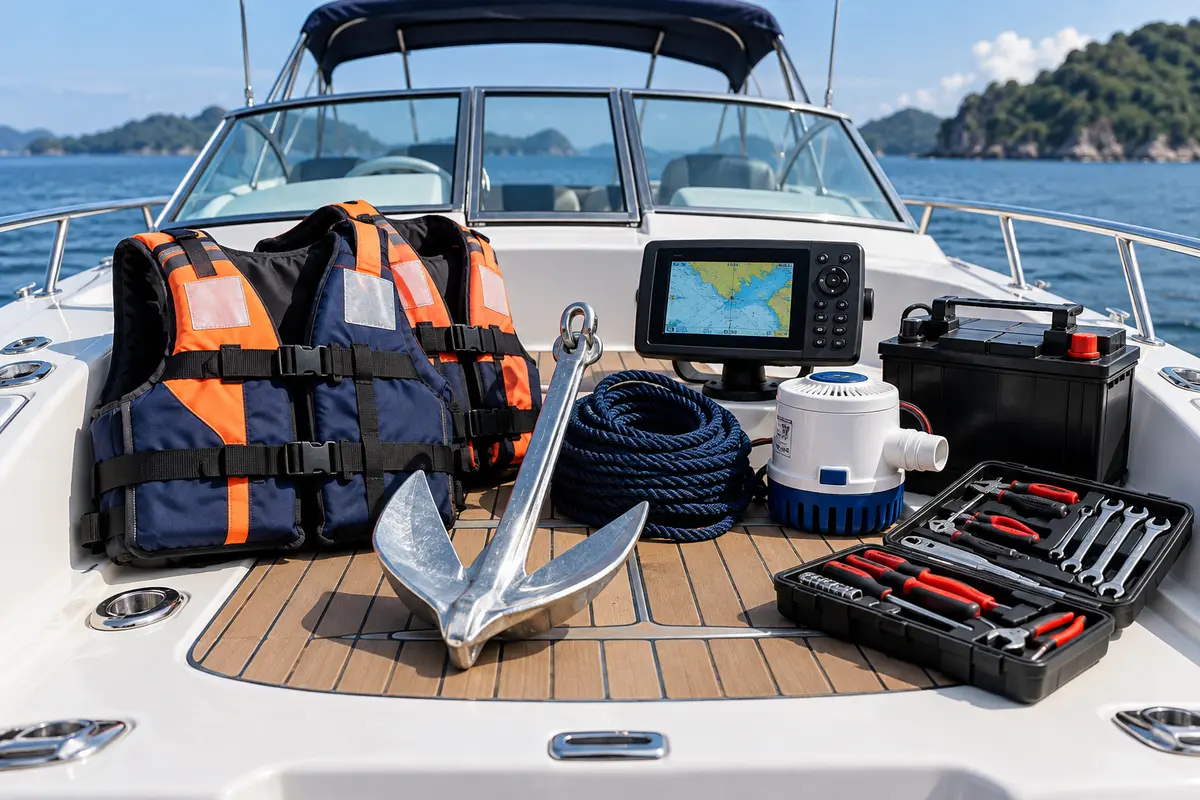perlengkapan speed boat - panduan Jakarta Marine