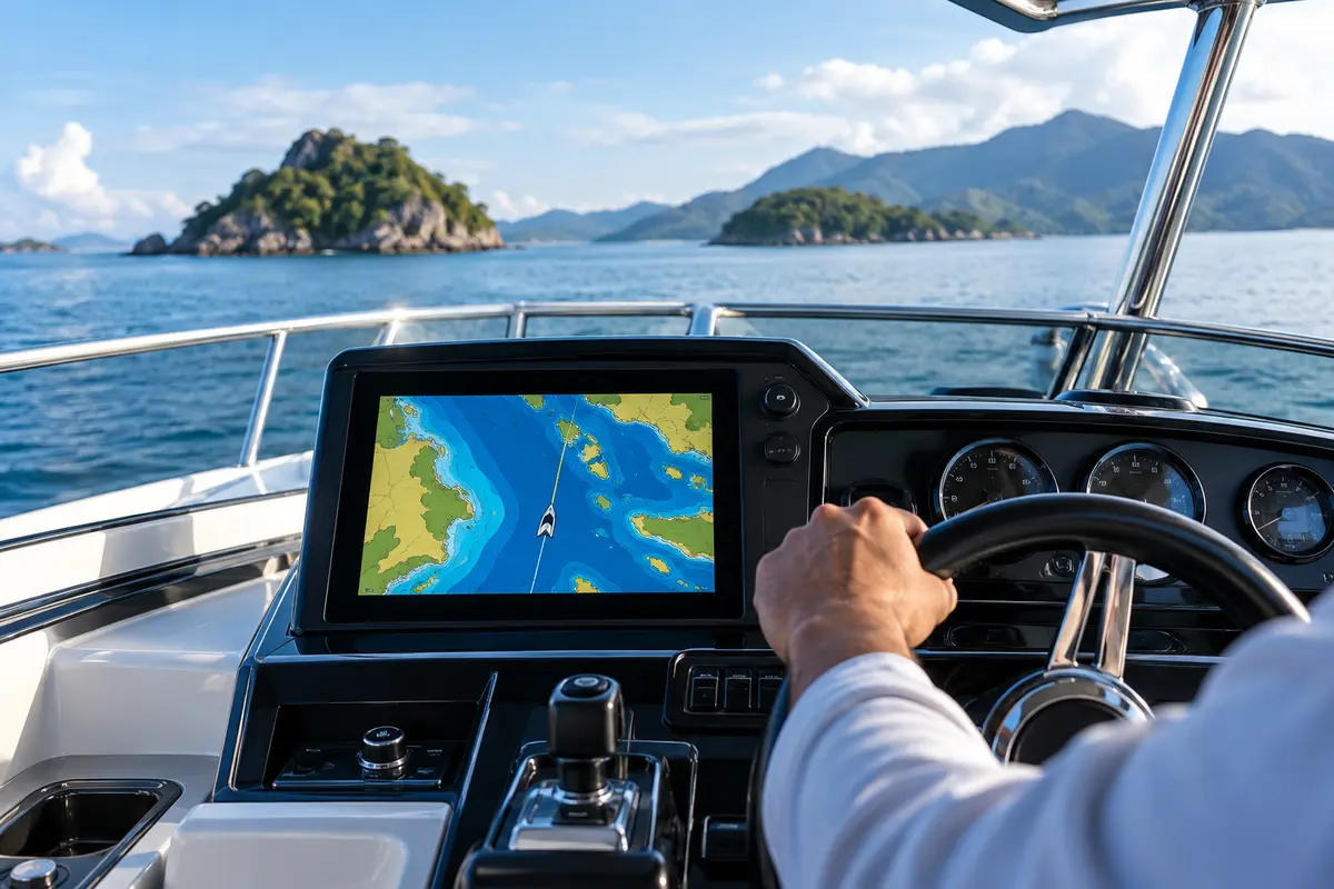 GPS chartplotter - panduan Jakarta Marine