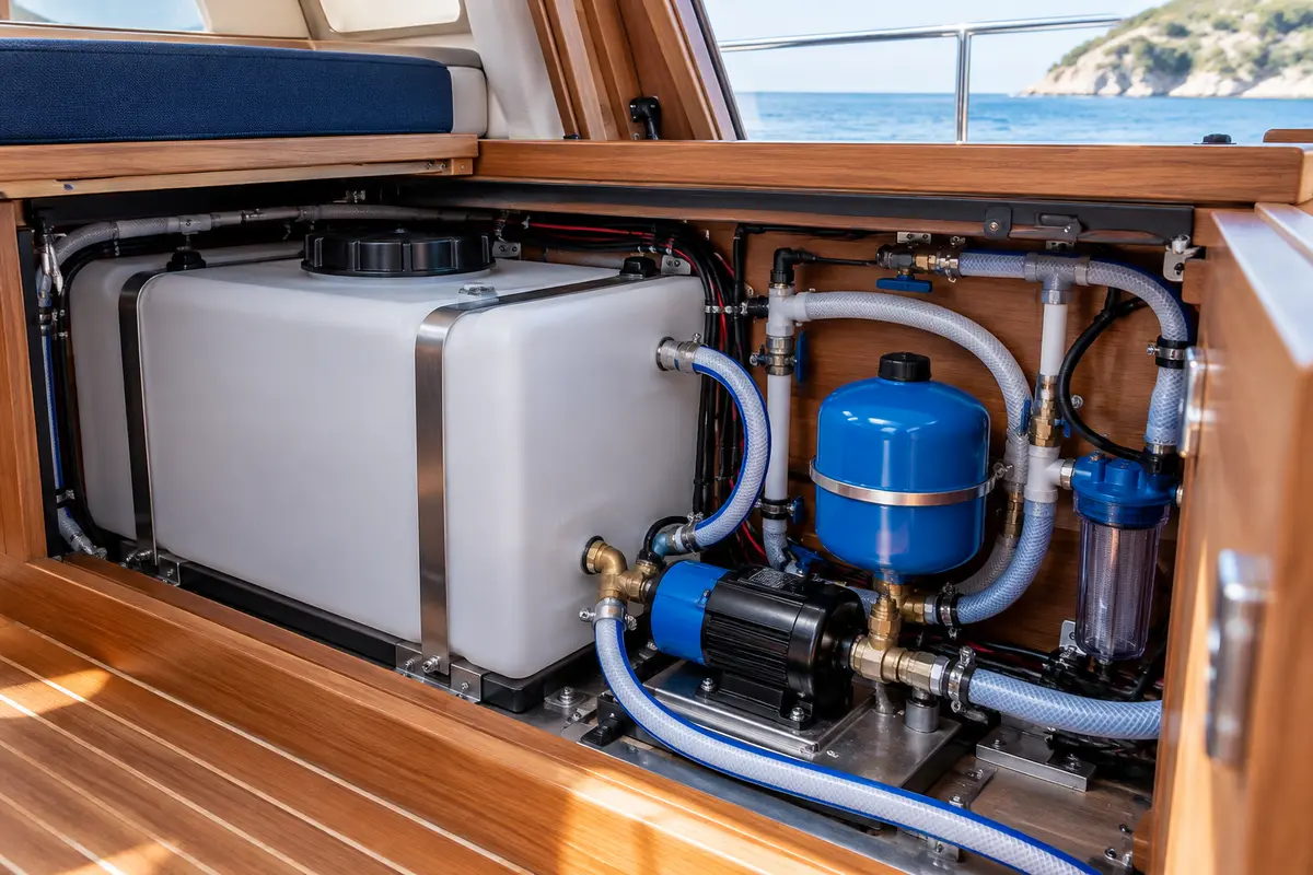 tangki air kapal - panduan Jakarta Marine